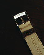 “EMPORIO ARMANI” Late 90’s-early 10’s Art deco rectangular leather strap watch