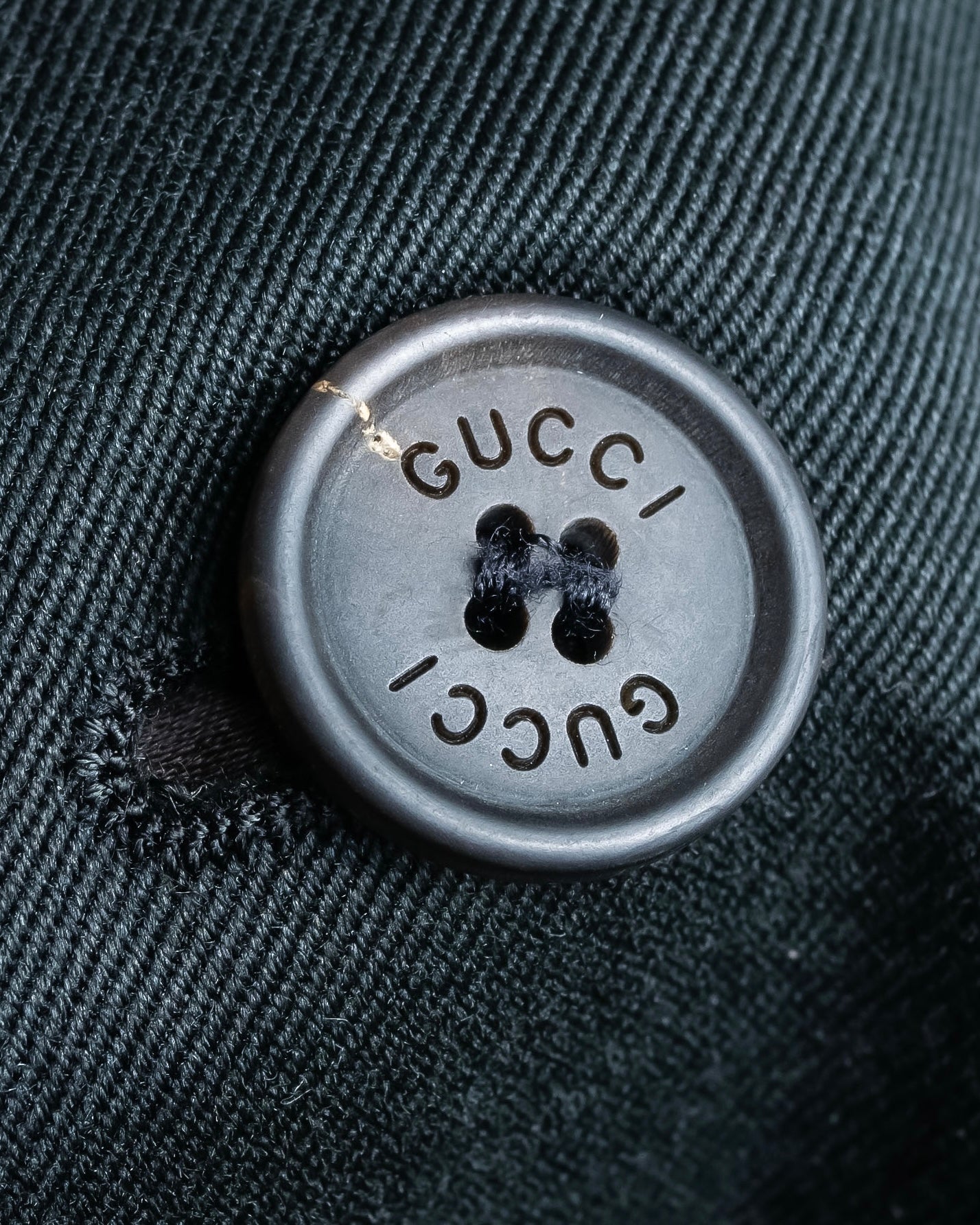 "GUCCI" Linen mix oversized tailored jacket