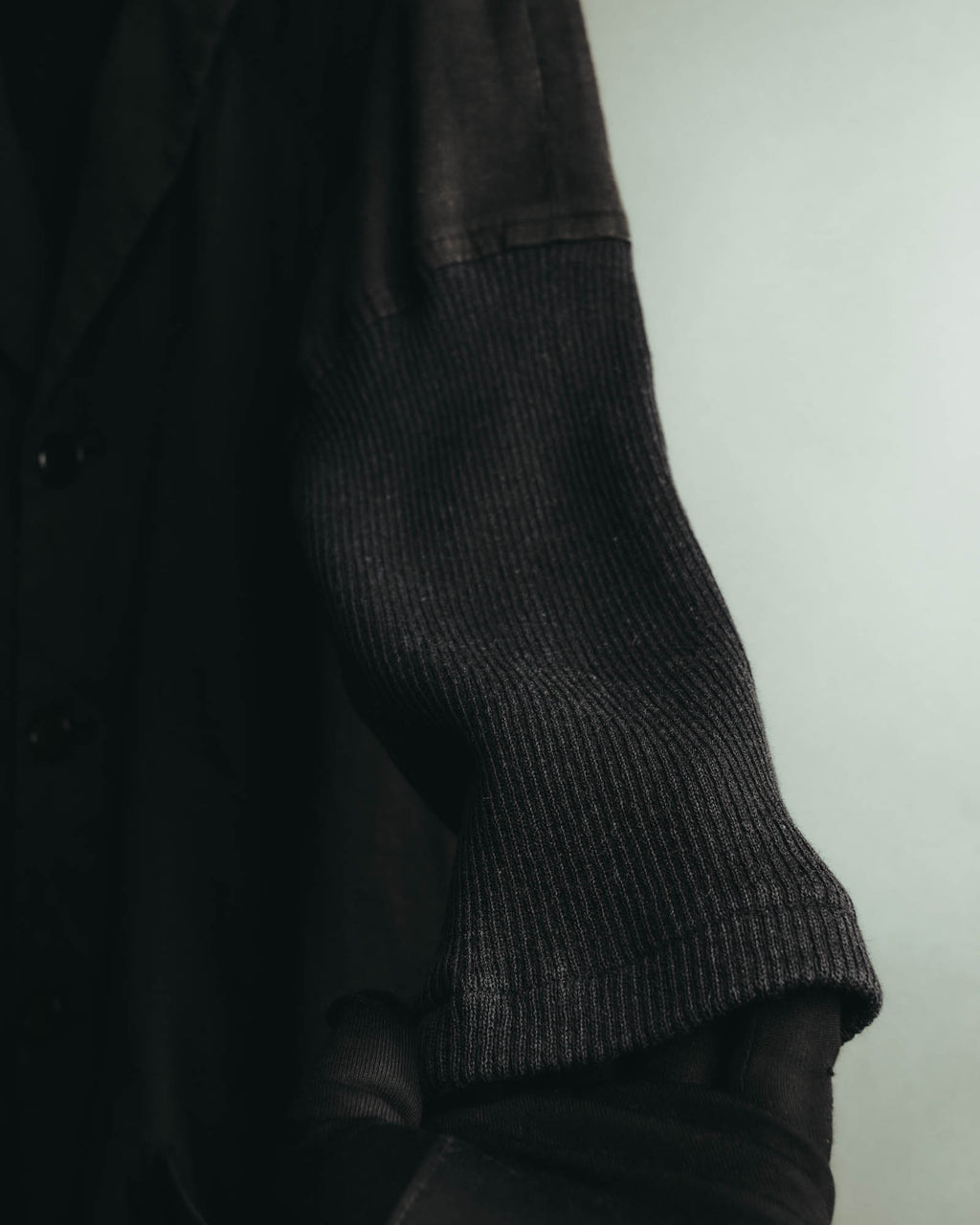 "i wish Y's bis" late 80's-90's Relaxed linen cotton long jacket