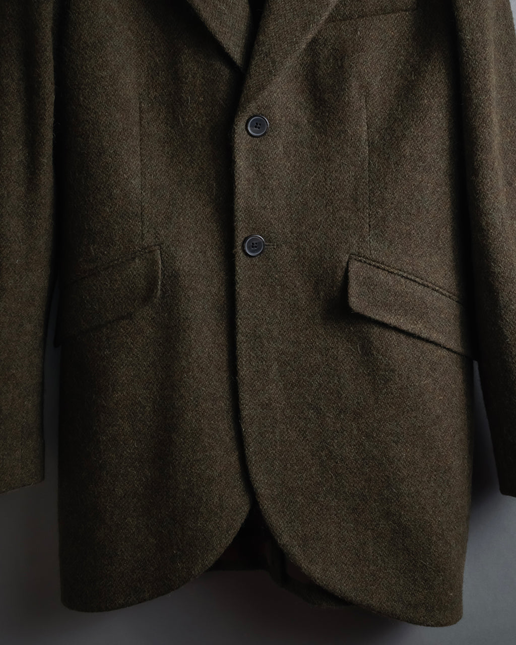 "Polo Ralph Lauren" Alpaca-blend long tailored jacket