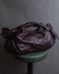 "COMME des GARCONS COMME des GARCONS" Knot drape design leather bag
