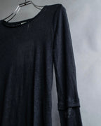 "Acne" Back＆sleeve cutting slit design pullover