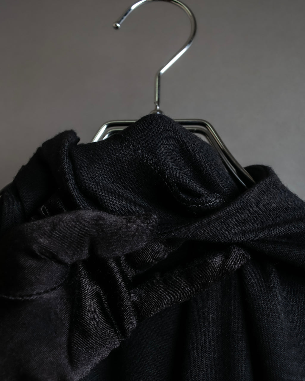 "LANVIN" Asymmetrical shoulder button design long dress