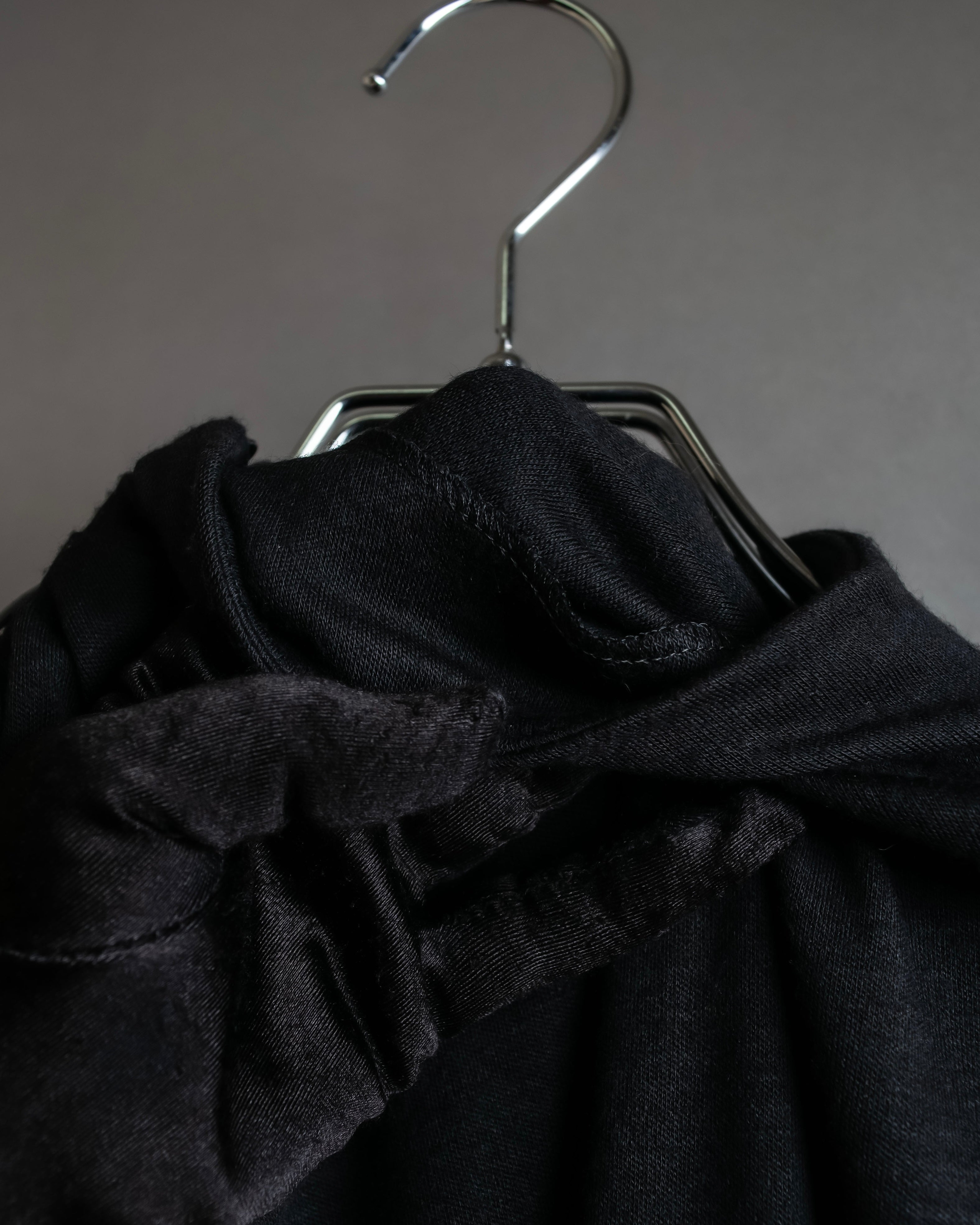 "LANVIN" Asymmetrical shoulder button design long dress