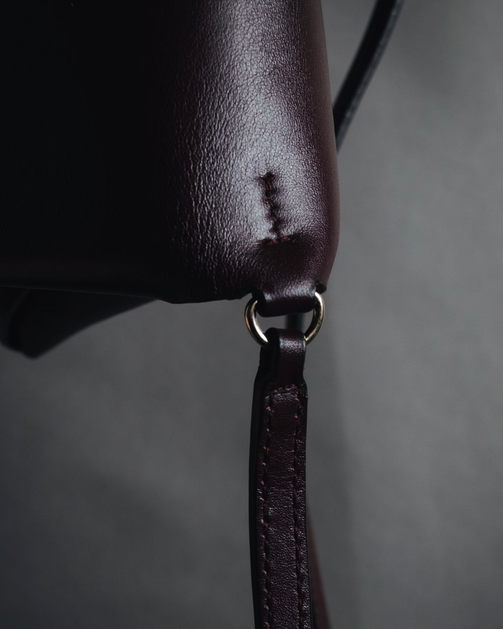 "JIL SANDER" 2018- Minimal Folded leather pochette bag