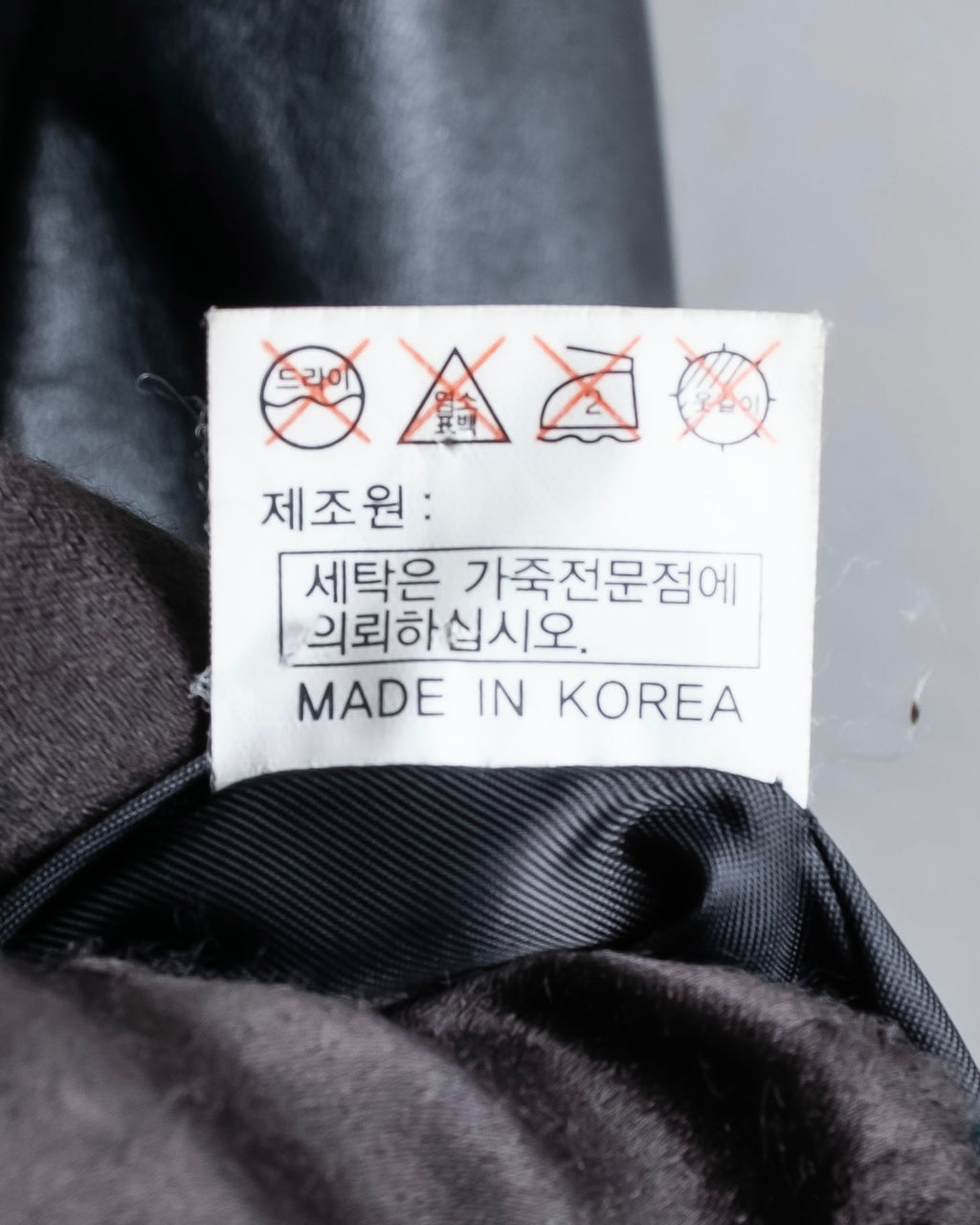 "GIANNI VERSACE COUTURE" Sheep skin oversized triangle color jacket