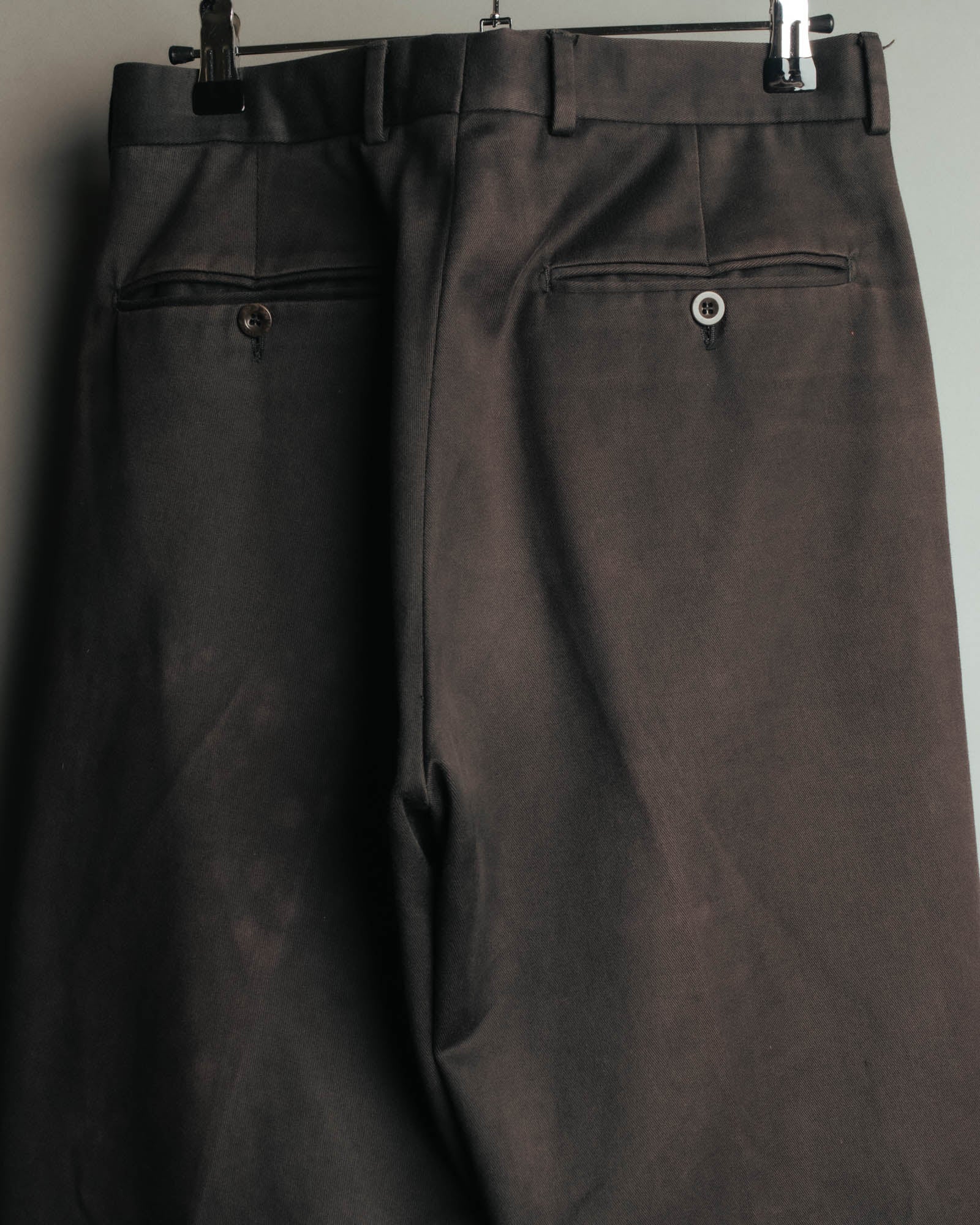 -SPECIAL- "Hermès" 90's-00's Refined cotton trousers