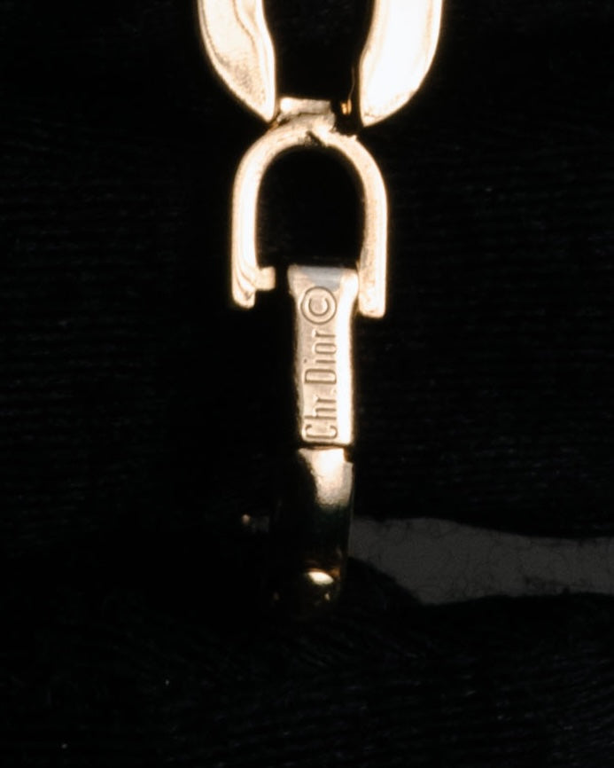 "Christian Dior" 80’s-90’s CD link chain bracelet