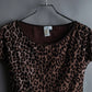 "DOLCE & GABBANA" Leopard print short cut and sew