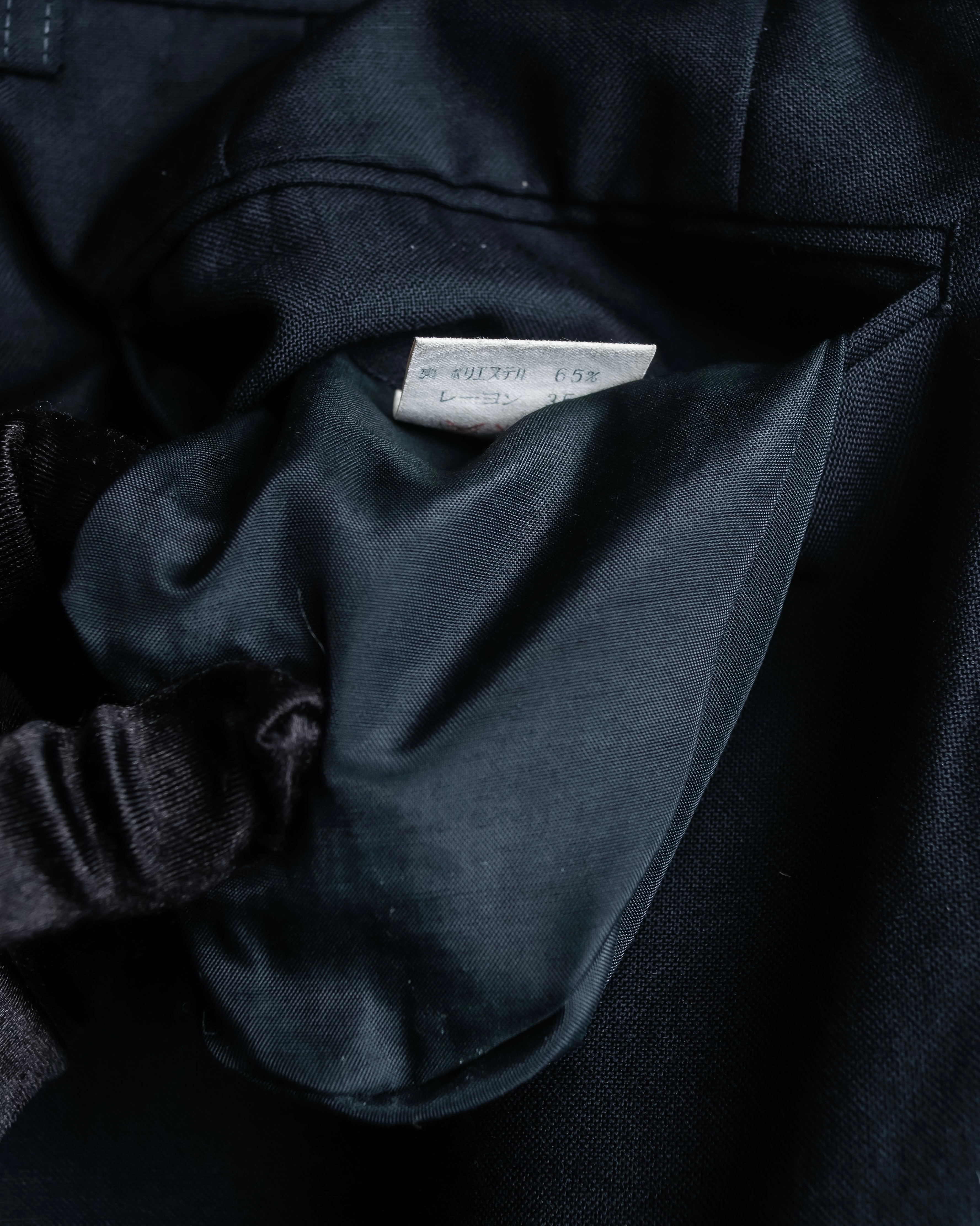 "Christian Dior" Mohair blend straight silhouette slacks