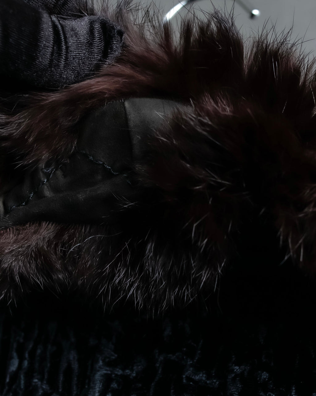 "FENDI" 1970's oversized astrakhan fur coat