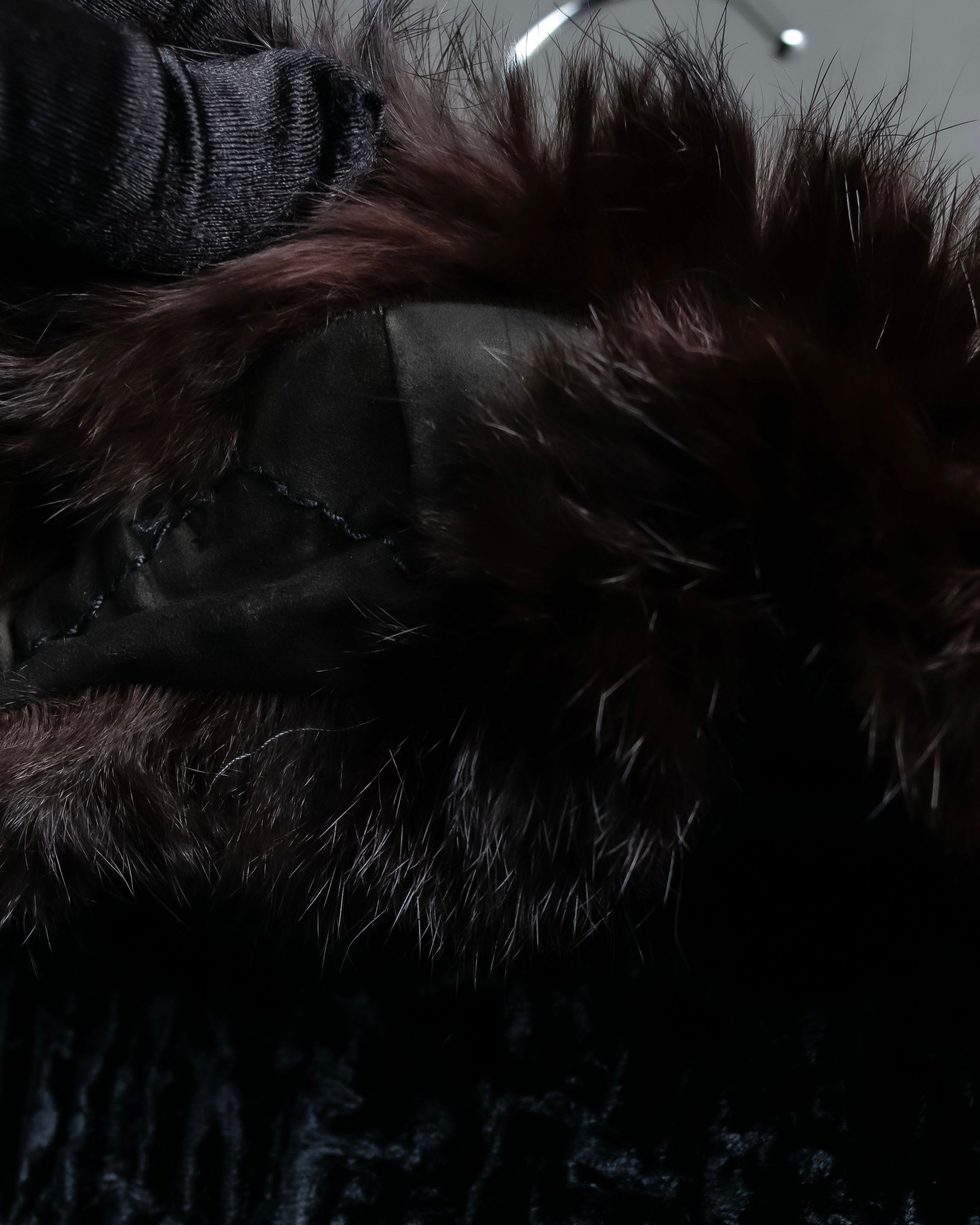 "FENDI" 1970's oversized astrakhan fur coat