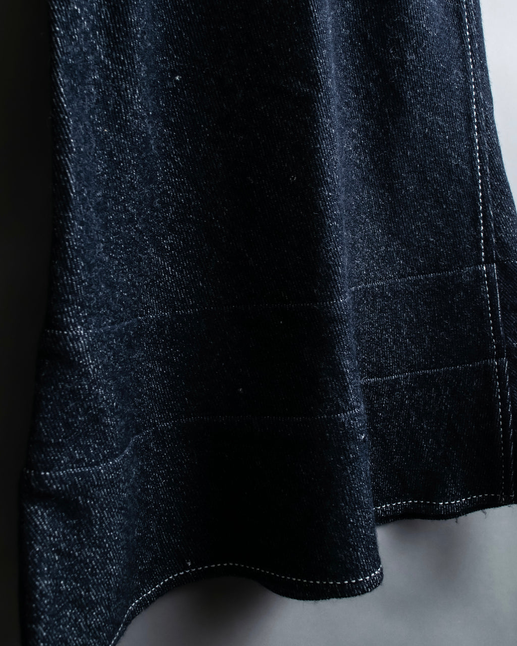 "tricot COMME desGARCONS" Flared silhouette wool cropped skirt