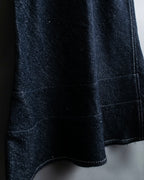 "tricot COMME desGARCONS" Flared silhouette wool cropped skirt