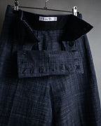 “Christian Dior” 2021 Sailor front wide trousers