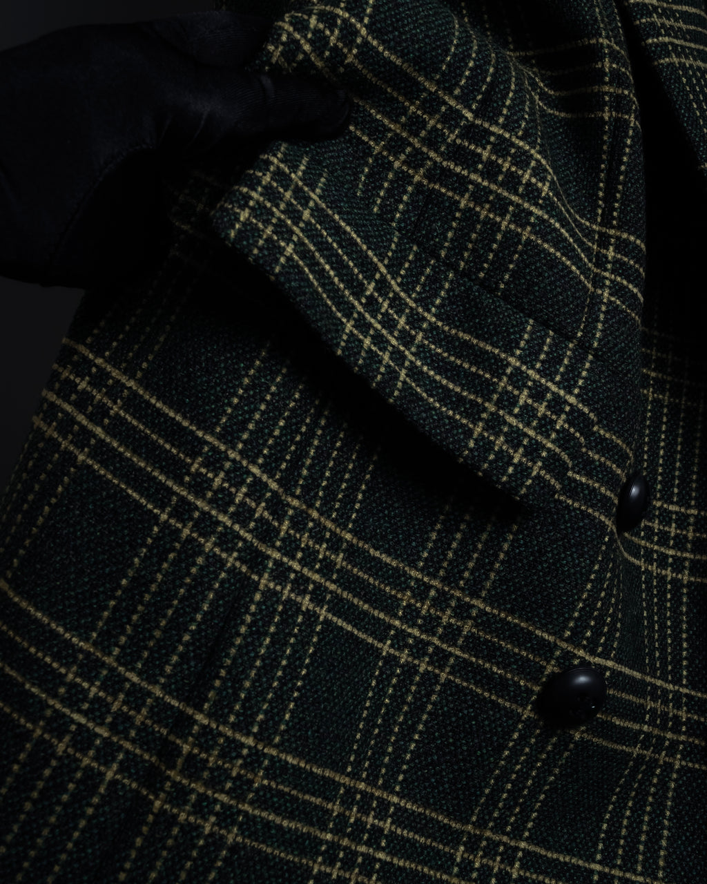 "Christian Dior" Windowpane check tailored jacket