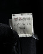 “Christian Dior” 90’s sculpted herringbone chester coat