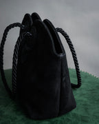“Salvatore Ferragamo” 90’s Knot handle suede bag
