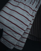 "Christian Dior" 80’s classic striped cotton dress shirt