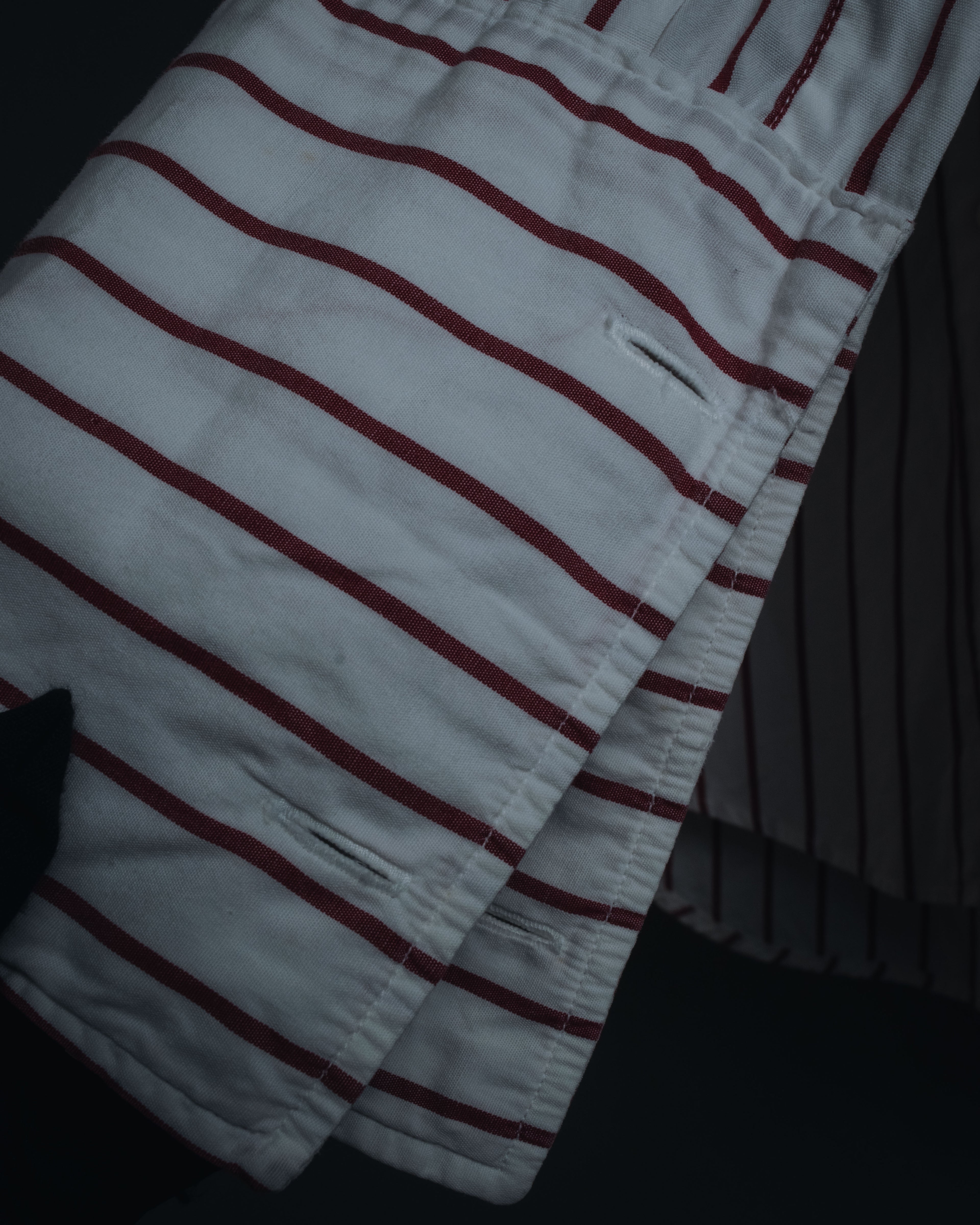 "Christian Dior" 80’s classic striped cotton dress shirt