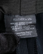 "GIORGIO ARMANI" Beautiful drape navy wool set up