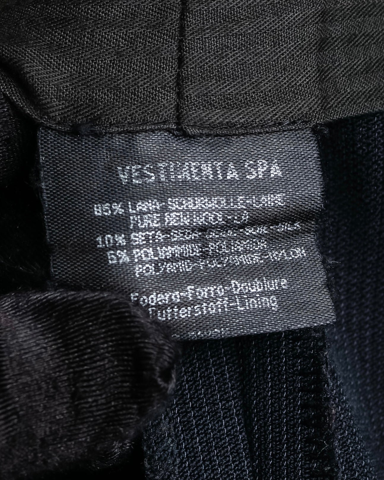 "GIORGIO ARMANI" Beautiful drape navy wool set up