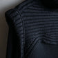 "FENDI" Bustier docking shape ribbed turtleneck knit