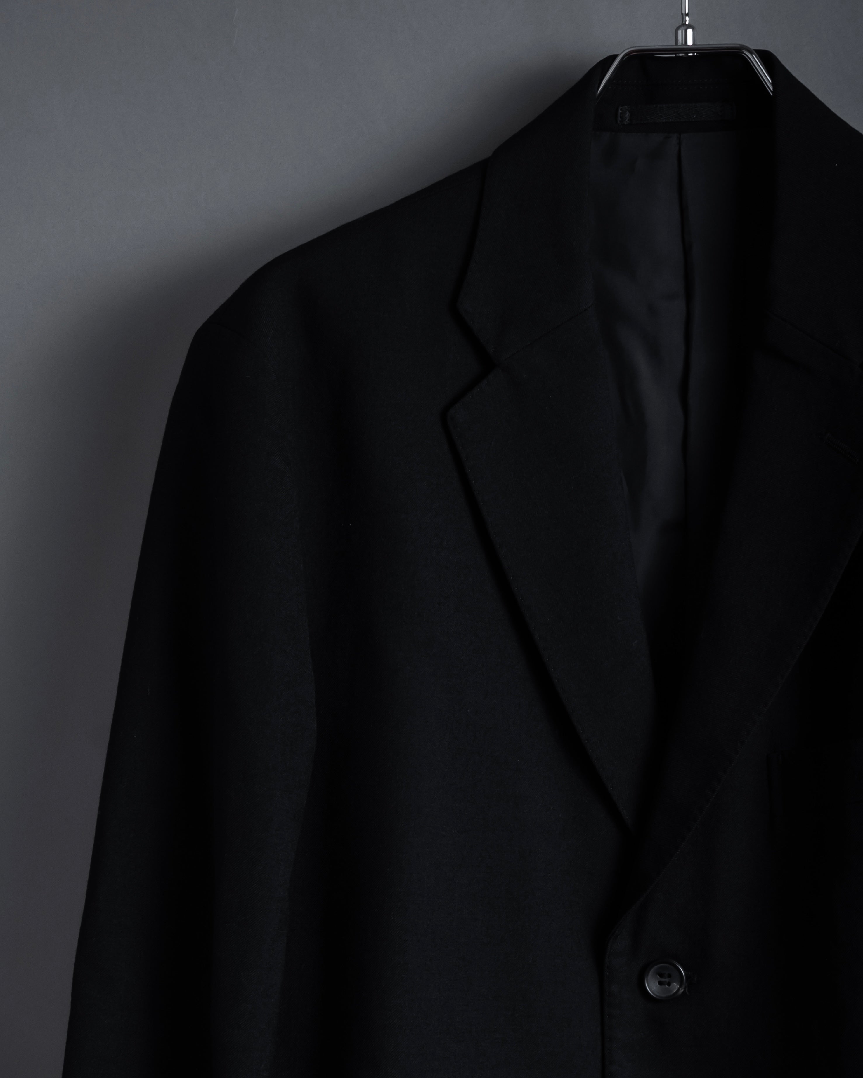 "ISSEY MIYAKE" 00AW Simple detail wool tailored jacket