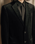 "LOUIS VUITTON" Geometric pattern velvet tailored jacket