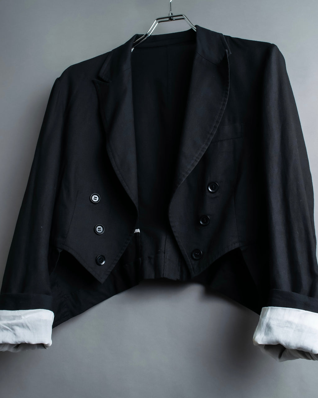 “Y’s” White lining sleeves short jacket