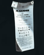 -SPECIAL- "Jil Sander" 2023 Elegant rayon skipper mock-neck shift dress