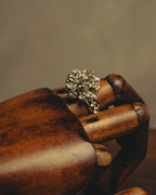 -SPDCIAL- “CHANEL” 99AW Repeated logo oval medallion ring
