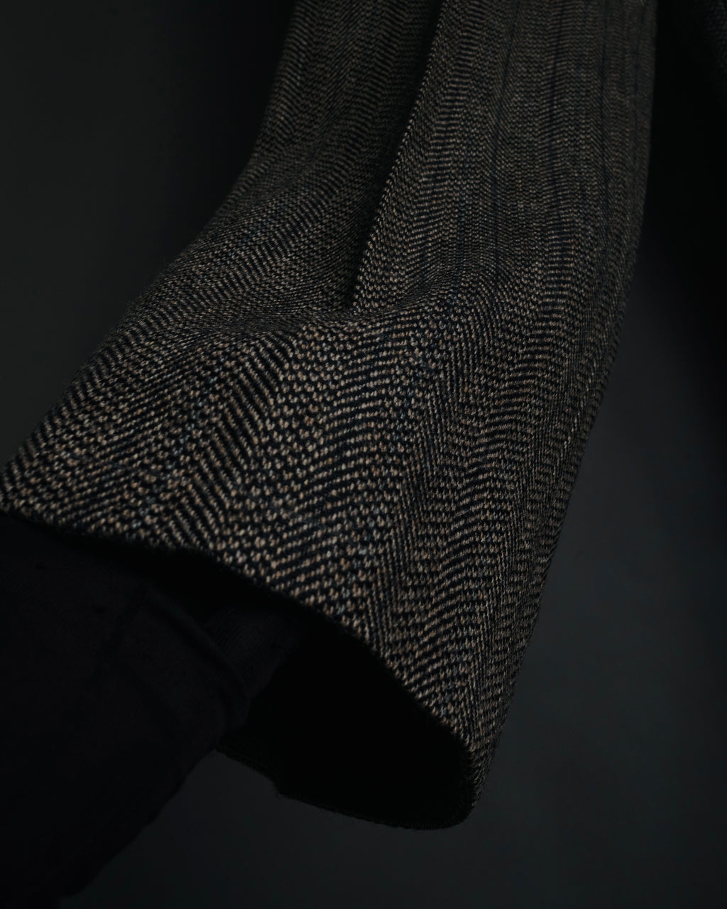 "Burberrys" 90’s Herringbone tweed wool suit set