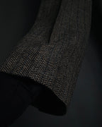 "Burberrys" 90’s Herringbone tweed wool suit set