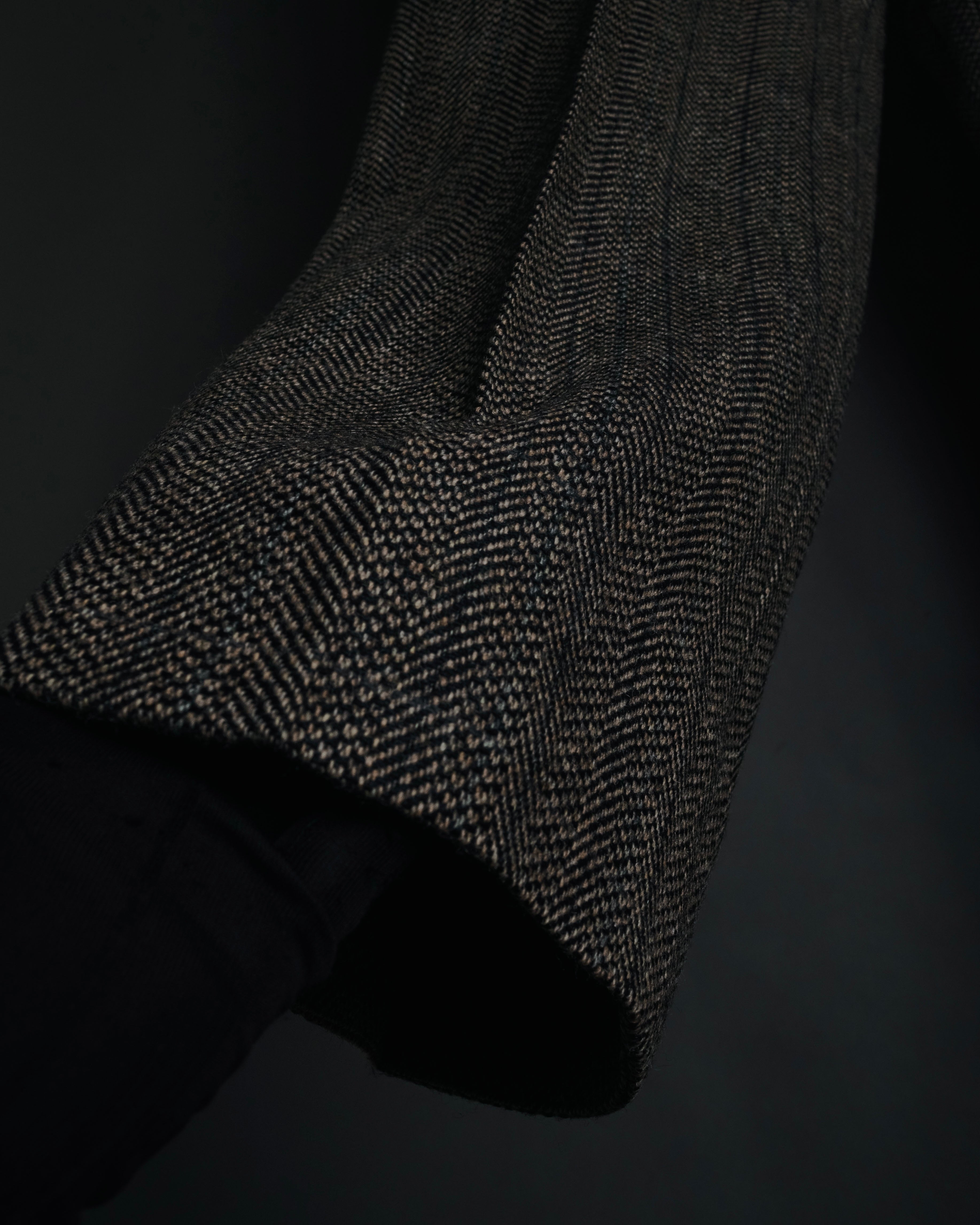 "Burberrys" 90’s Herringbone tweed wool suit set