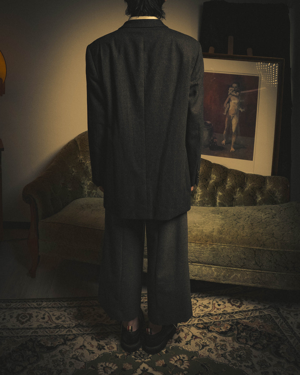 -SPECIAL- "GIORGIO ARMANI" 90's-00's Relaxed single-breasted tailored jacket