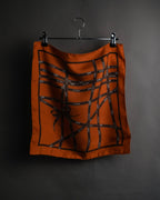 “HERMÈS” 2000-2010 Bolduc silk twill scarf