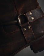 "GUCCI" 00’s equestrian harness long boots