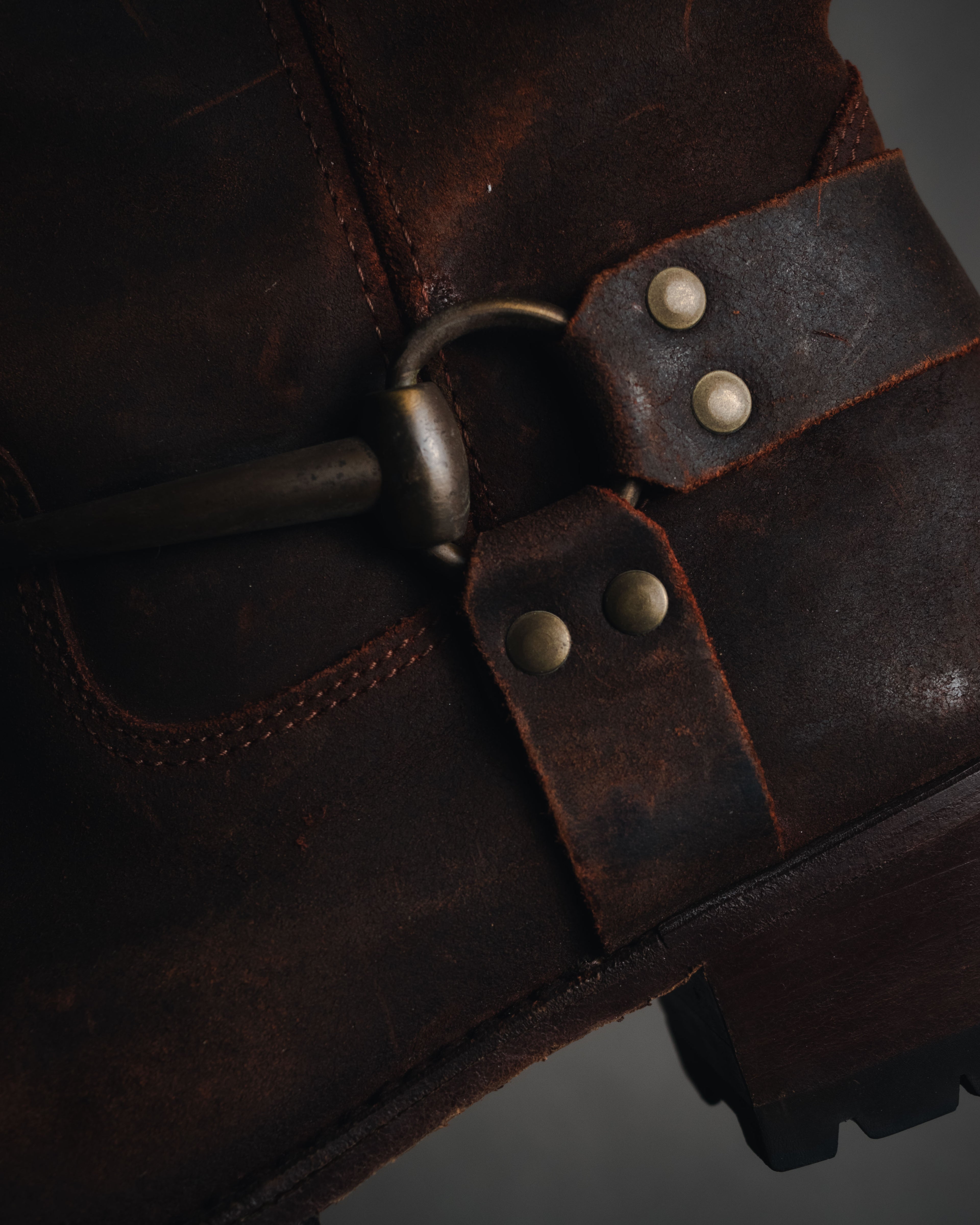 "GUCCI" 00’s equestrian harness long boots