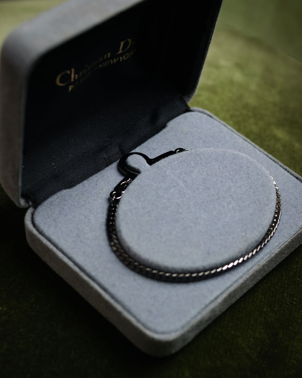 “Christian Dior” 70’s-80’s Horsebit motif chain bracelet