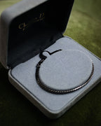 “Christian Dior” 70’s-80’s Horsebit motif chain bracelet