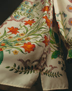 -SPECIAL- “GUCCI” 2015-2022 Botanical printed silk shirt