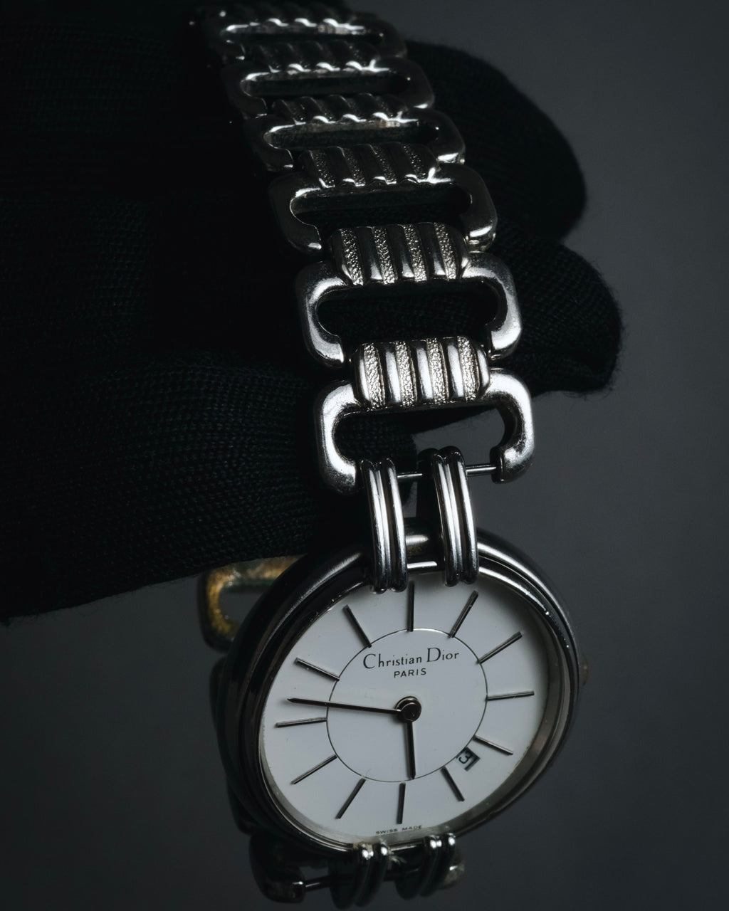 "Christian Dior" 90’s minimalist bracelet quartz watch