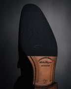 "Salvatore Ferragamo" 00’s-10’s Suede wingtip slip-on loafers