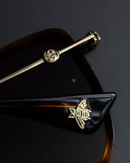 "GUCCI" Square butterfly over-frame sunglasses