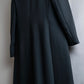 "VALENTINO" Solid no collar dart shaped long coat