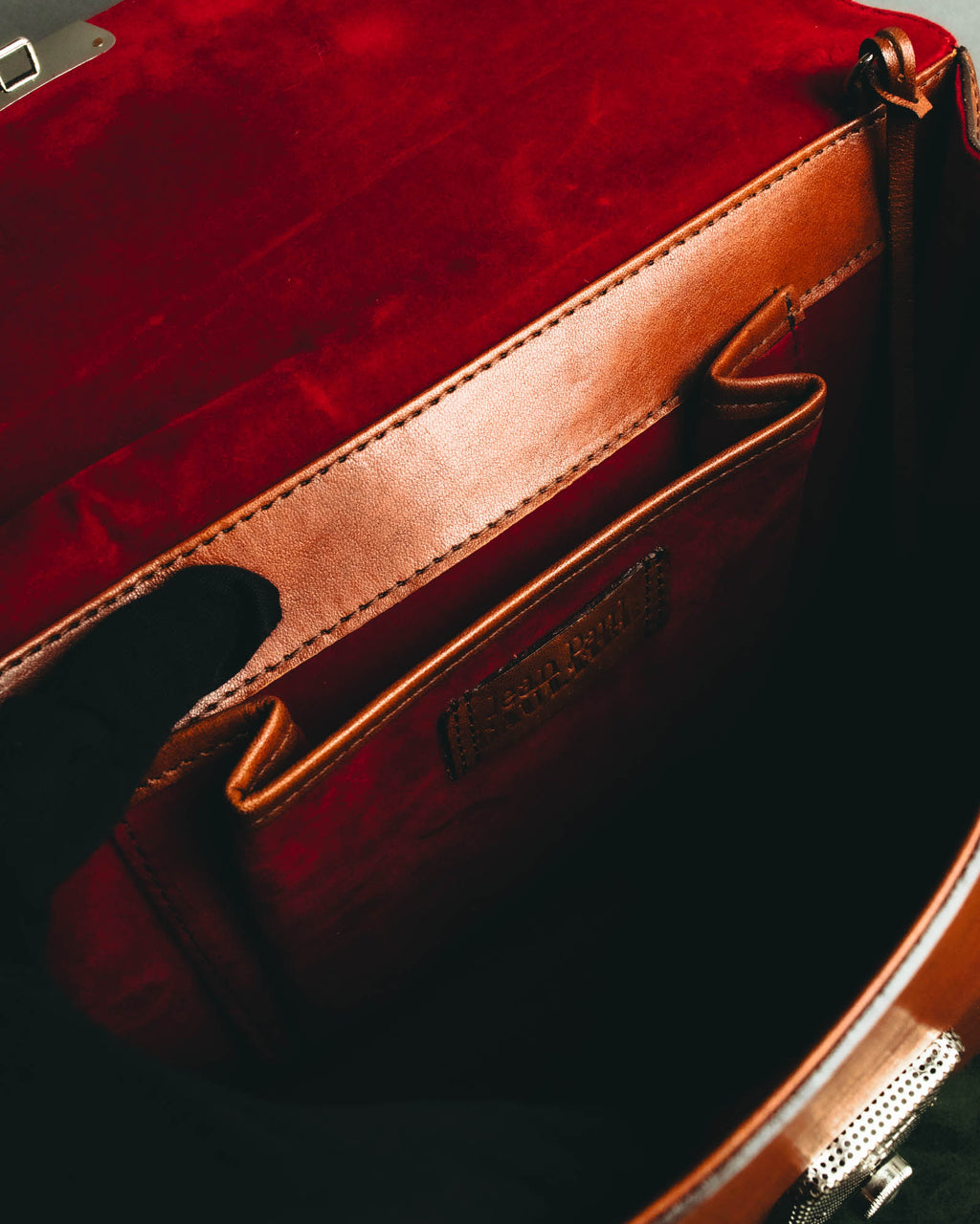 "Jean Paul Gaultier" 90's-00's Structured leather shoulder bag
