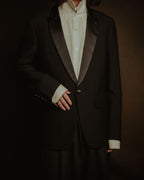 –SPECIAL– "COMME des GARÇONS HOMME DEUX" 2017-18’s Cashmere blend tuxedo peak lapel jacket