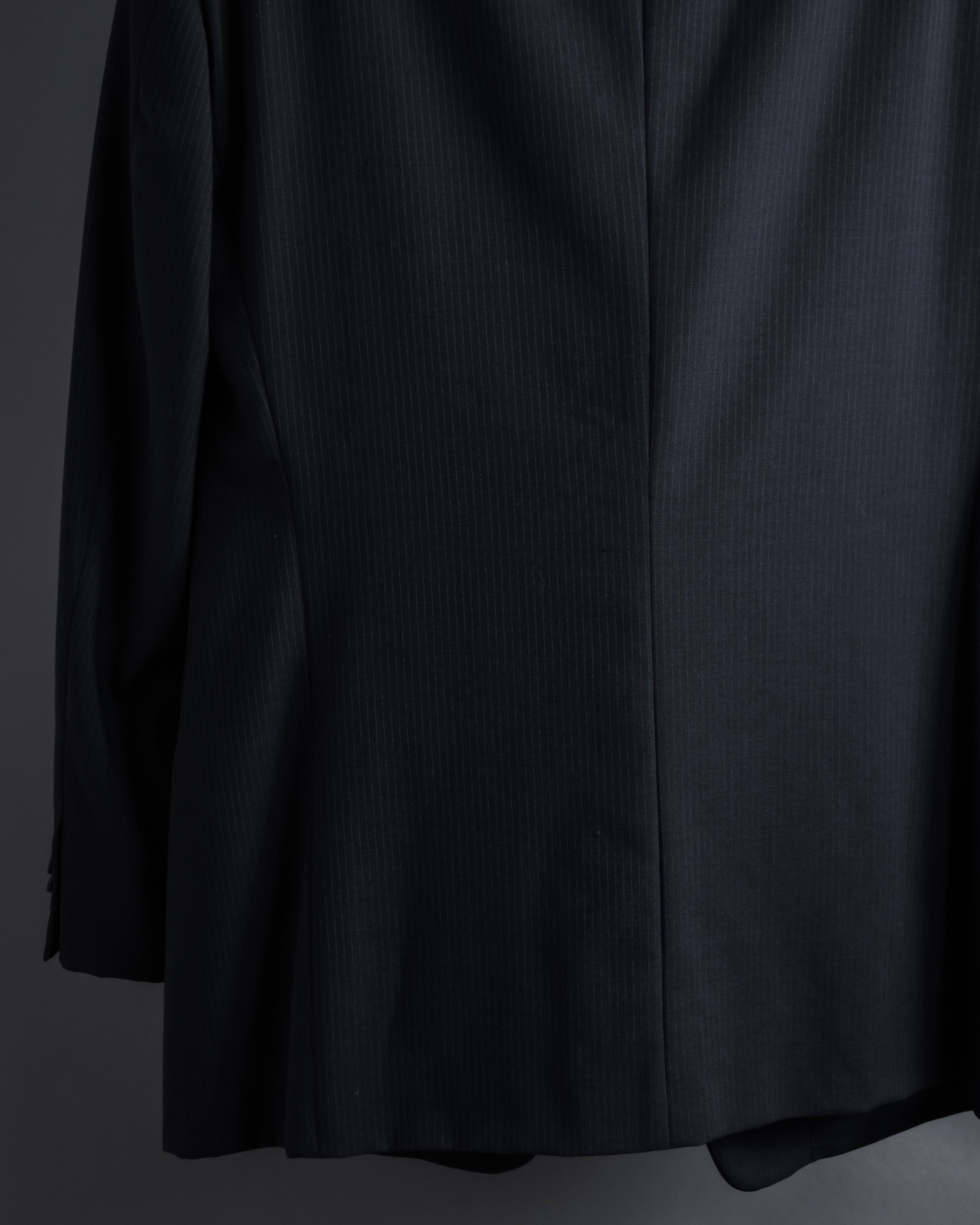 "ARMANI COLLEZIONI" Notched drape classically tailored jacket