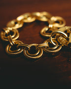 –SPECIAL– "CELINE" 90's Sculptural link bracelet